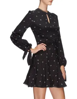 Lover the Label Foulard Mini Dress Black Size 10 for rent on The Volte - image 2