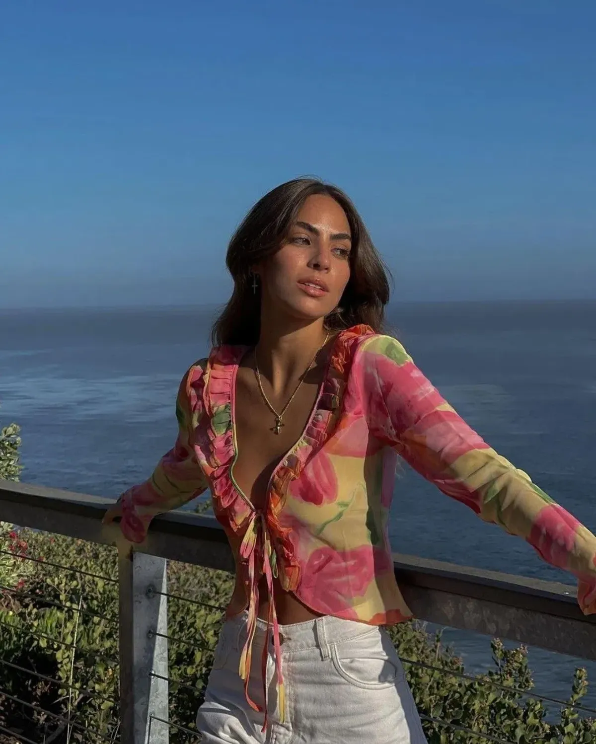 With Jean Fifi Blouse in Petunia Size L/AU 12 - Image 8