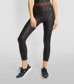 Fendi Monogram Leggings FF Print Size AU 8  for rent on The Volte - image 1
