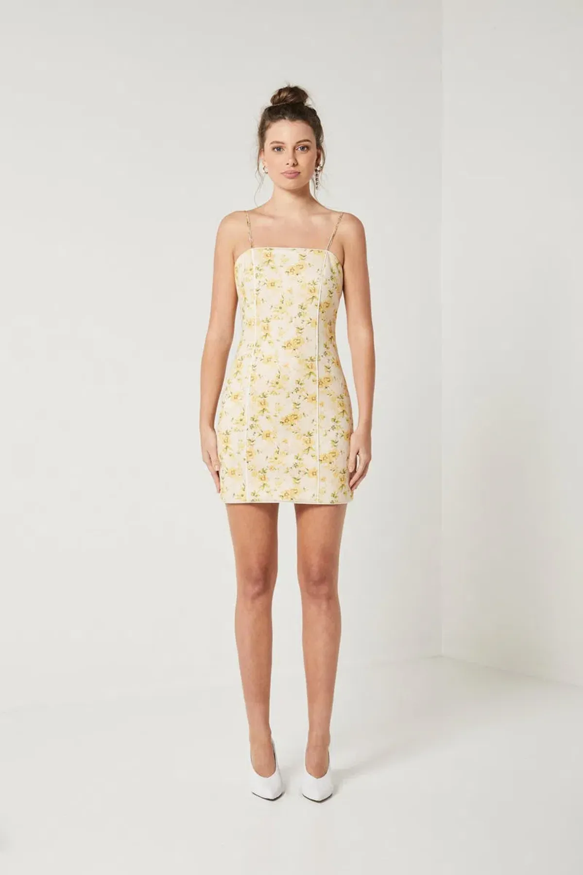 Elliatt Wattle Dress Yellow Size M/10 - Image 2
