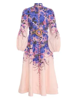 Zimmermann High Tide Buttoned Midi Dress Floral Size 2 / Au 12 for rent on The Volte - image 2