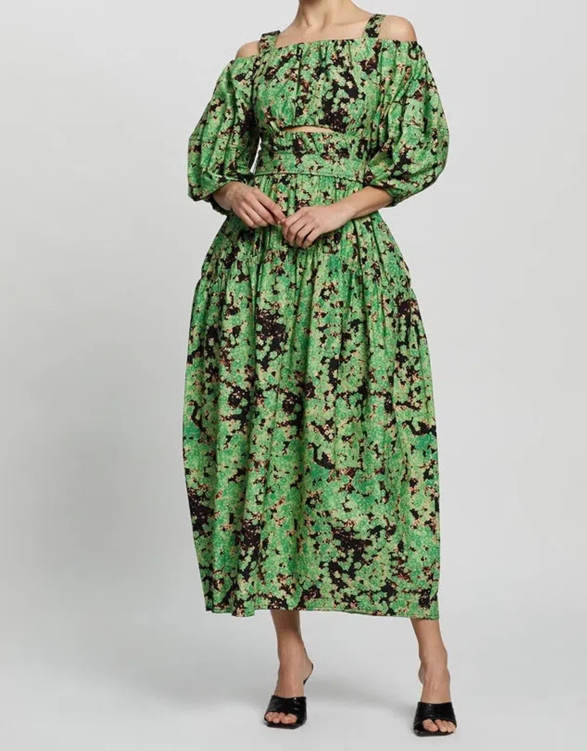 Camilla and Marc Oceo Midi Dress Green Size 8 - Image 1
