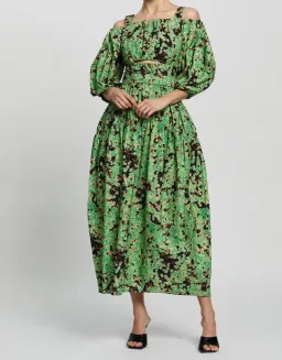 Camilla and Marc Oceo Midi Dress Green Size 8 for rent on The Volte - image 1
