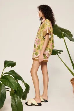 Alemais Winnie Shirt & Shorts Set Floral Size  for rent on The Volte - image 3