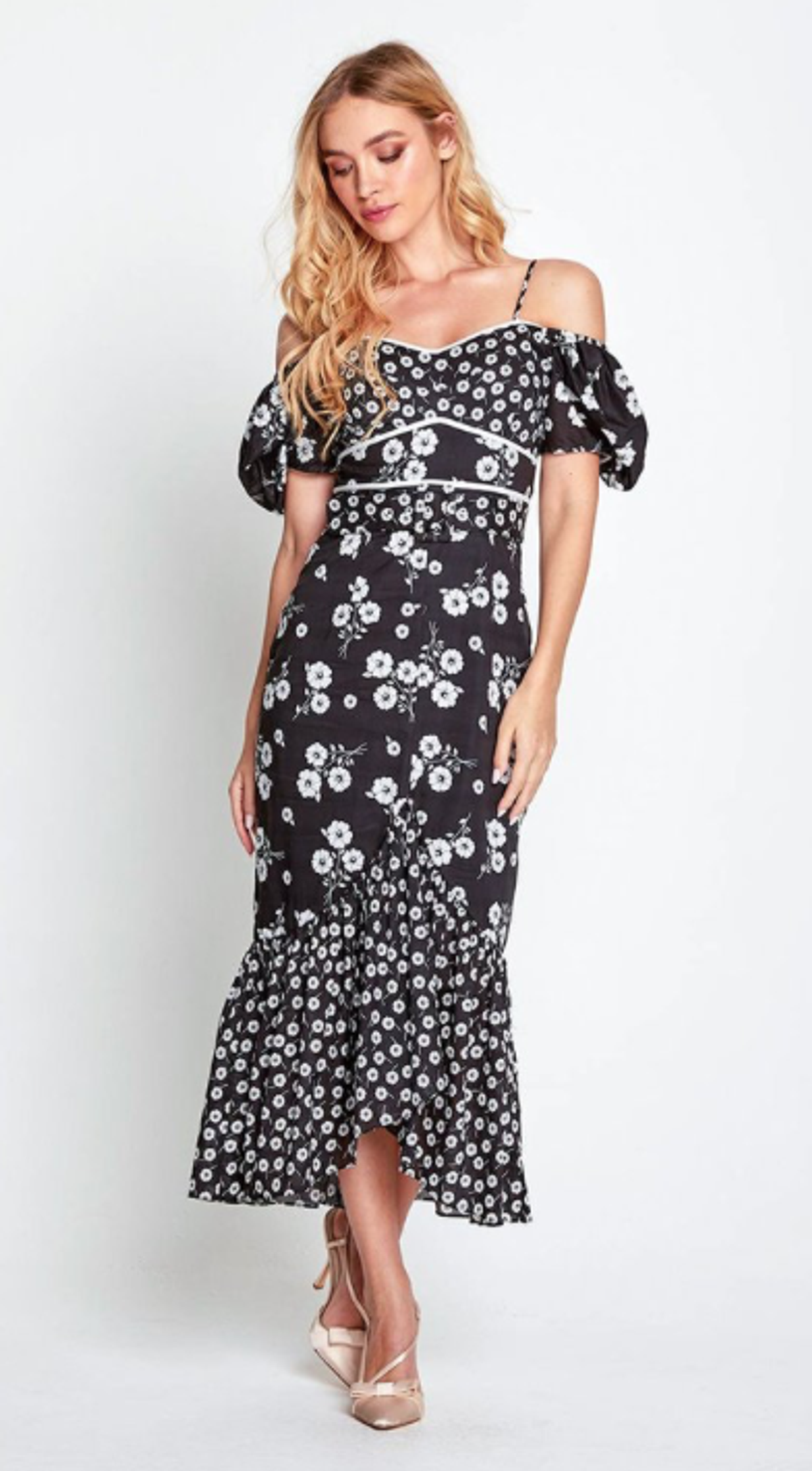 Alice McCall Izabella Midi Dress Floral Size 12 - Image 1