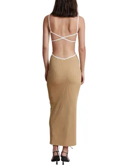 Bec & Bridge Coyote Dress Beige Size 8 for rent on The Volte - image 3