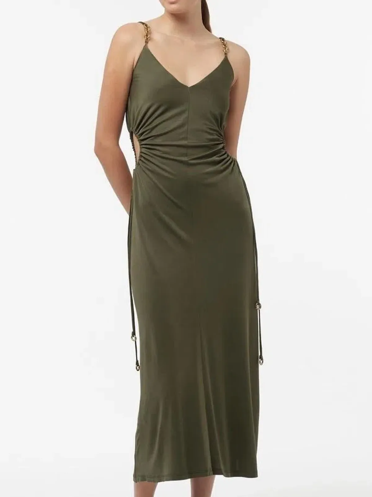 Manning Cartell Tuning in Chain Dress Green Size 12 - Image 2