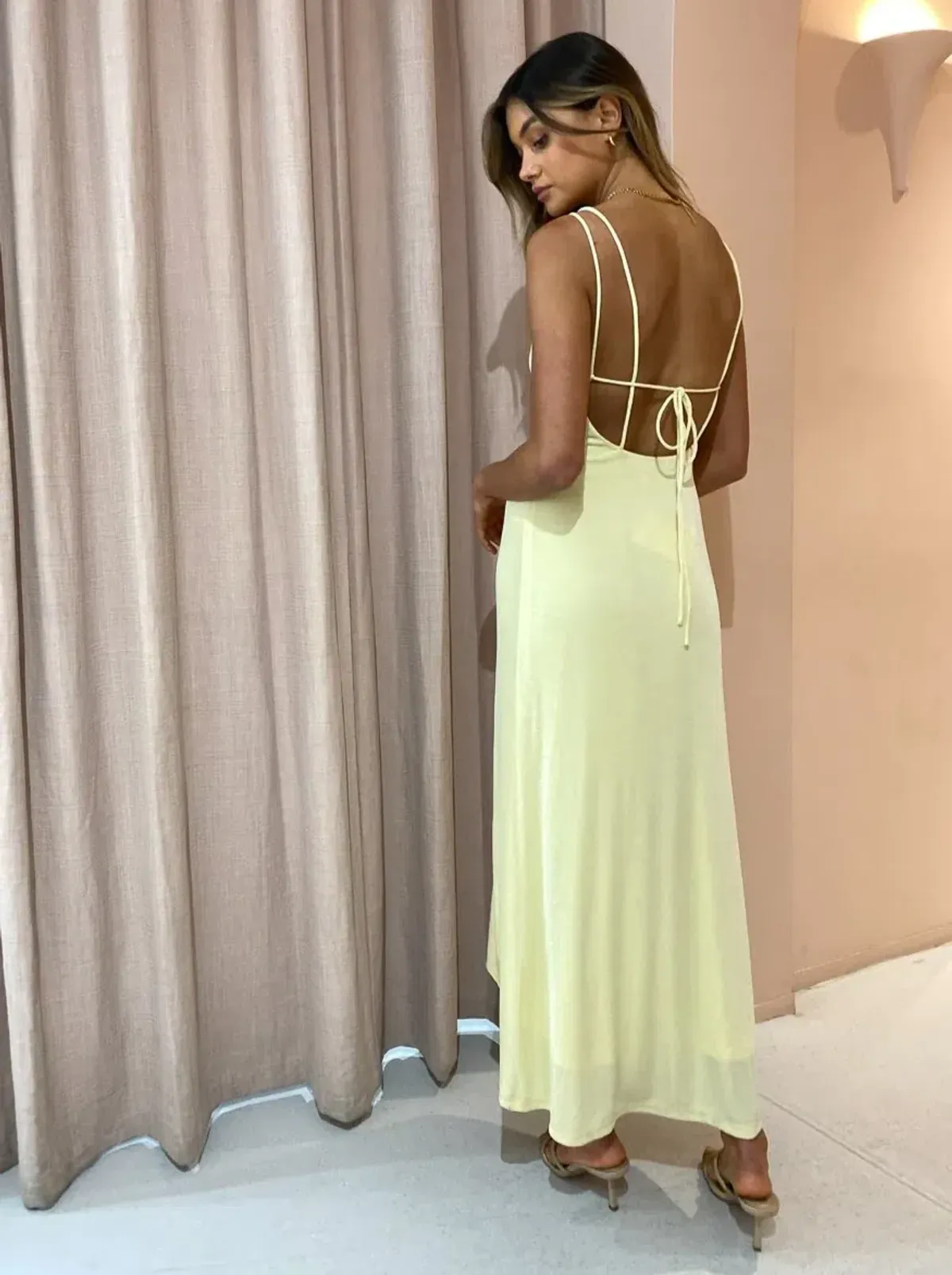 Significant Other Sassari Dress Lemon Size 12 - Image 6