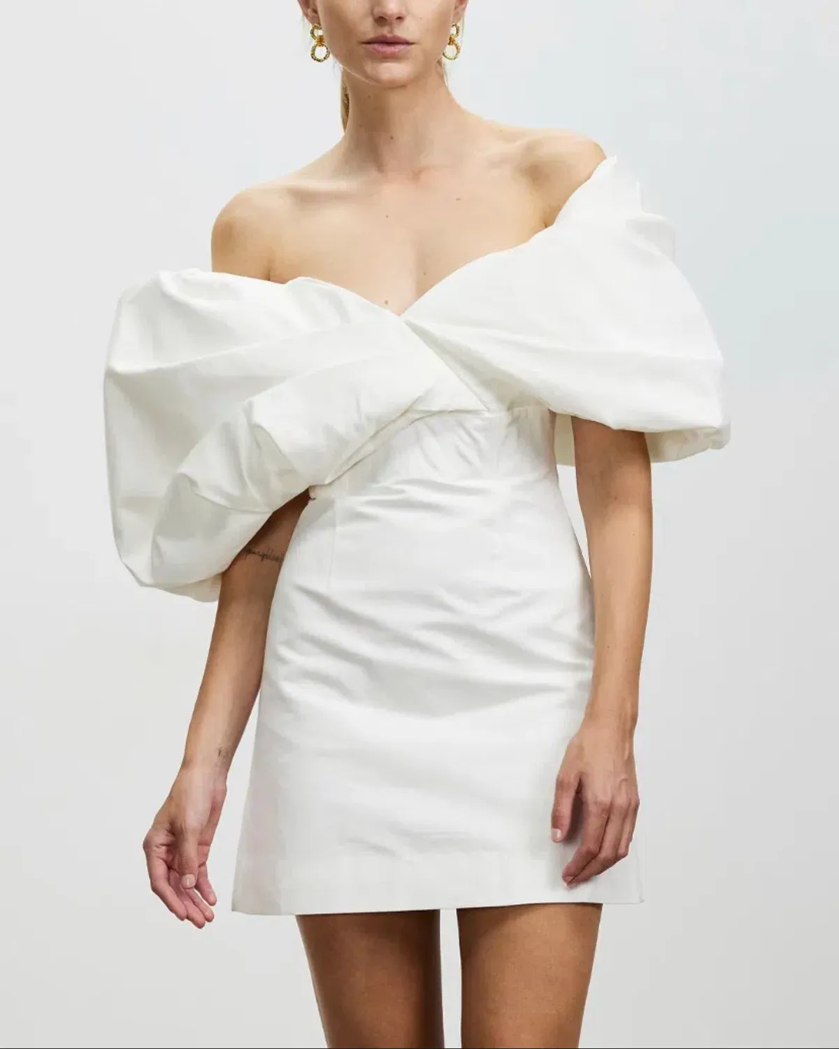 Rachel Gilbert Xavier Mini Dress White Size 14 - Image 4