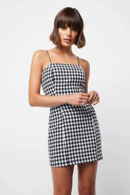 Mossman Wonderwall Mini Dress Print Size 12  for rent on The Volte - image 3