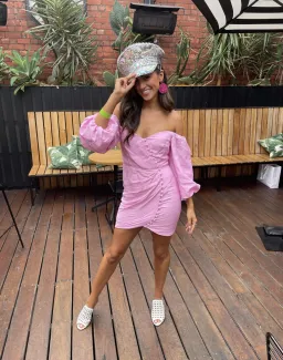 Significant Other Camilla Mini Dress Pink Size 10 for rent on The Volte - image 3