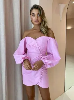 Significant Other Camilla Mini Dress Pink Size 10 for rent on The Volte - image 2