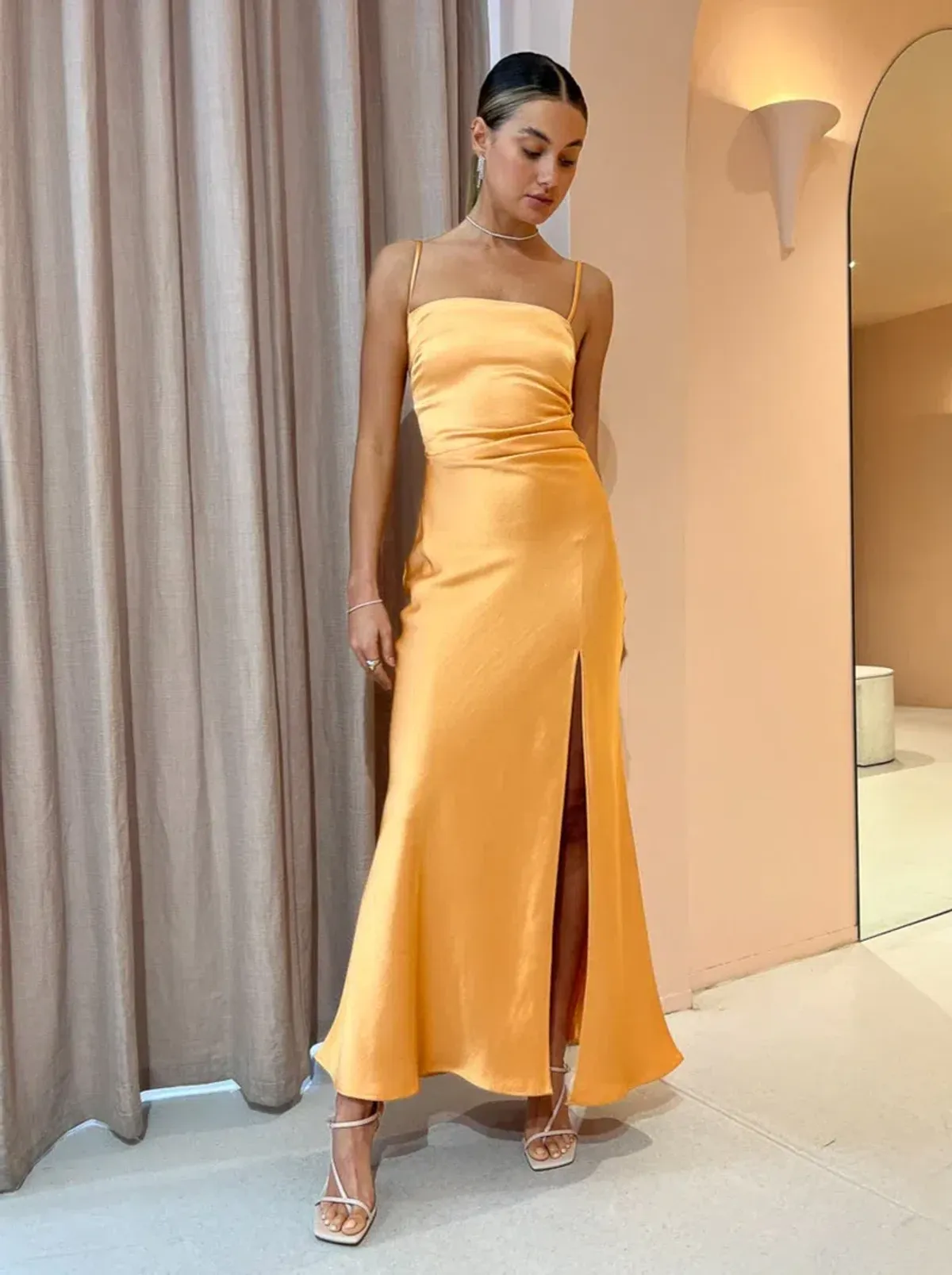 Bec & Bridge Nadia Maxi Dress Orange Size 8 / S - Image 1