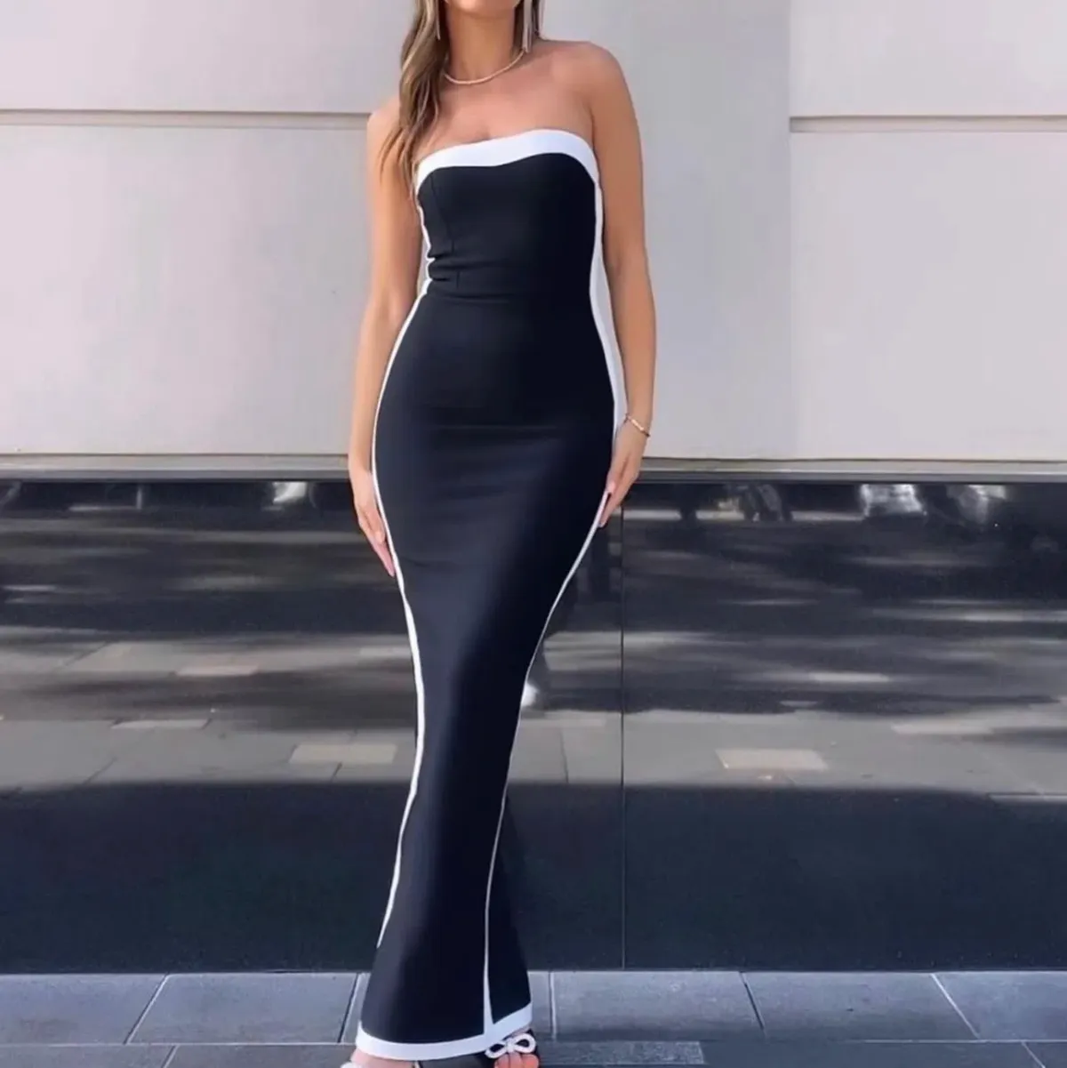 Bianca and Bridgett Ashley Dress Black Size 8  - Image 1