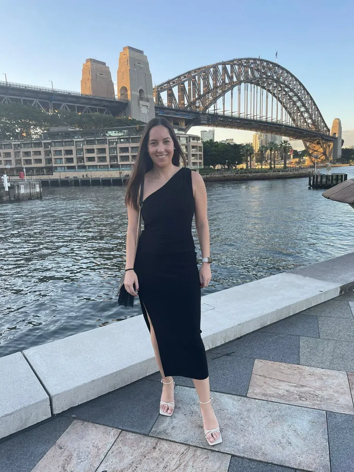 Bec & Bridge Be Mine Asym Black Dress Size AU 6 - Image 4