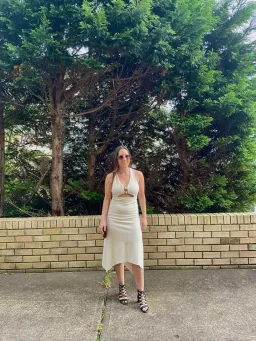 Bec & Bridge Natures Element Cut Out Dress White size 8 for rent on The Volte - image 1