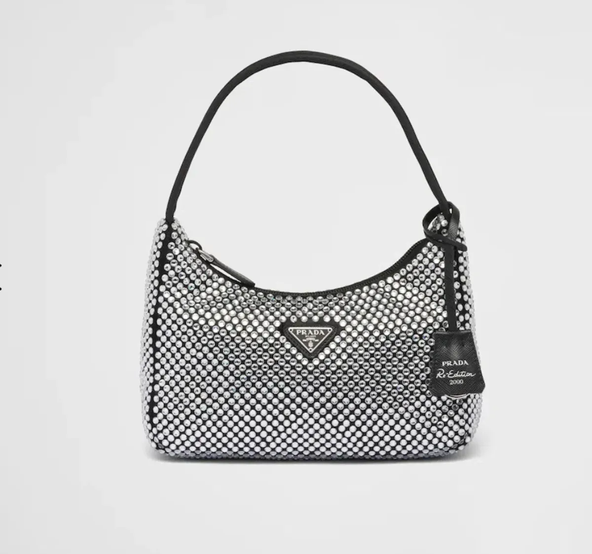 Prada Satin Bag with Crystals  - Image 1
