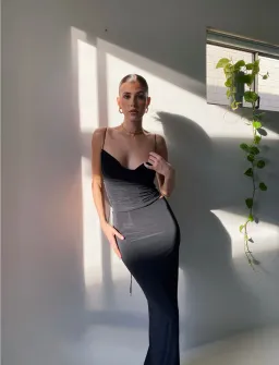 Deconduarte Maeve Corset Top and Skirt Set Black Size AU 6 for rent on The Volte - image 1