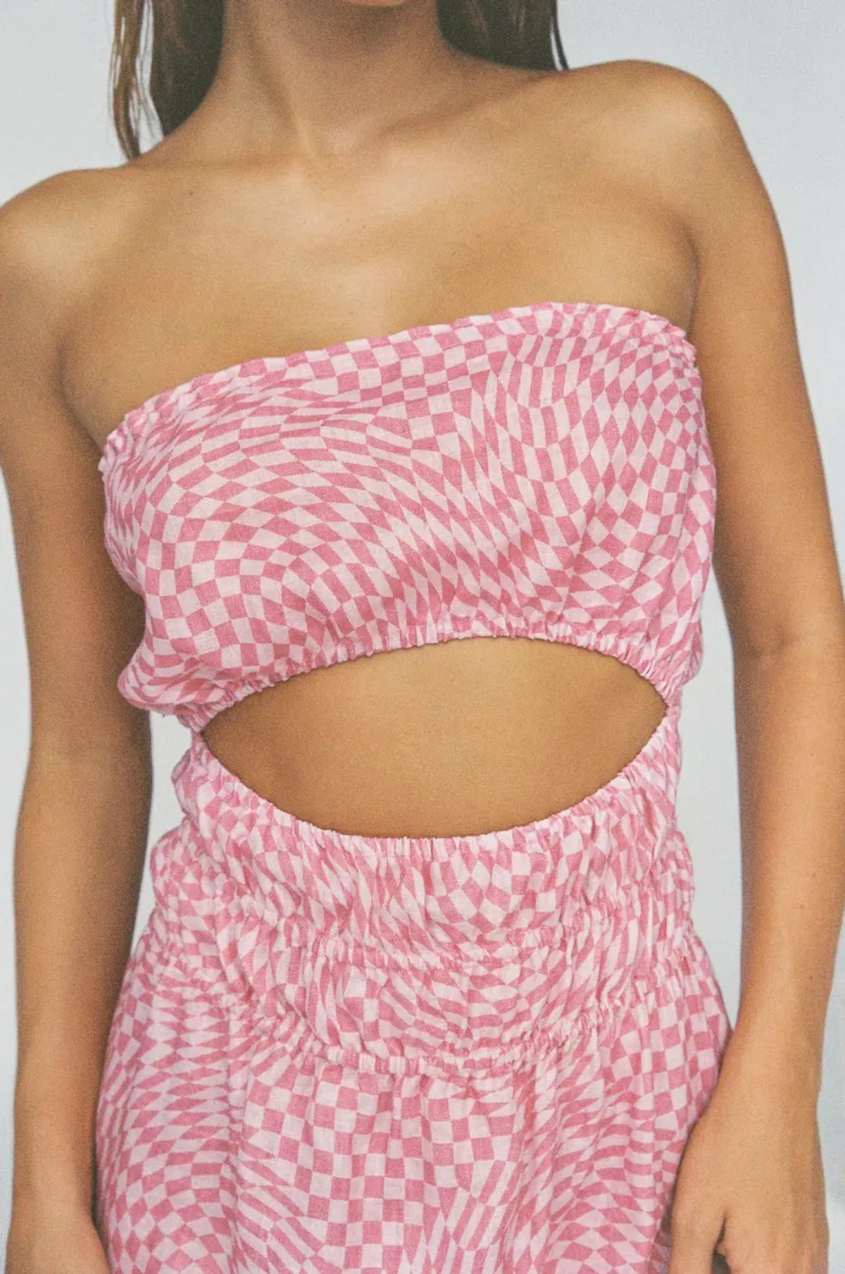 Palytte The Label Piper Dress Print Pink Size AU 6 - Image 3