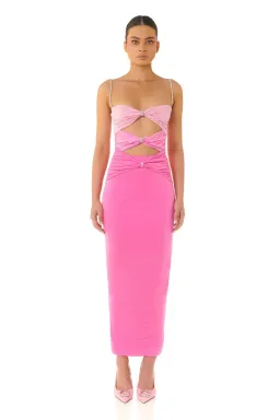 Eliya The Label Zora Dress Pink Size 6  for rent on The Volte - image 2