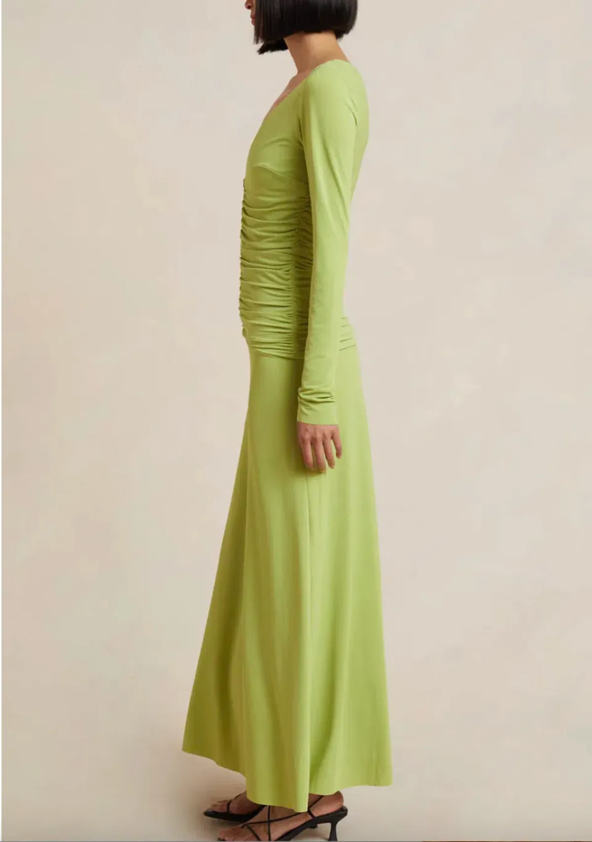 Bec & Bridge  Myla Long Sleeve Maxi Dress Green Size 8 / S - Image 3