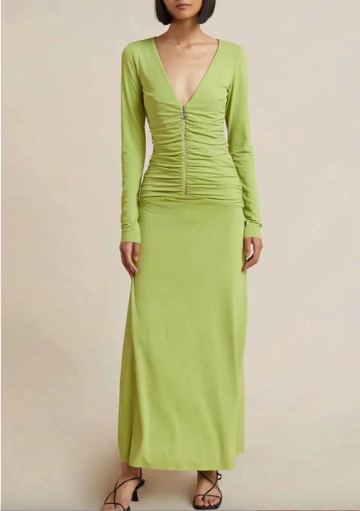 Bec & Bridge  Myla Long Sleeve Maxi Dress Green Size 8 / S - Image 1
