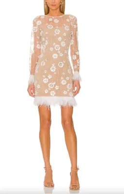 Eliatt Grandis Dress Feather and Applique Size S/AU 8 for rent on The Volte - image 4