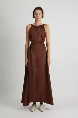 Camilla & Marc Coppola Maxi Dress in Cinnamon Size 8  for rent on The Volte - image 1