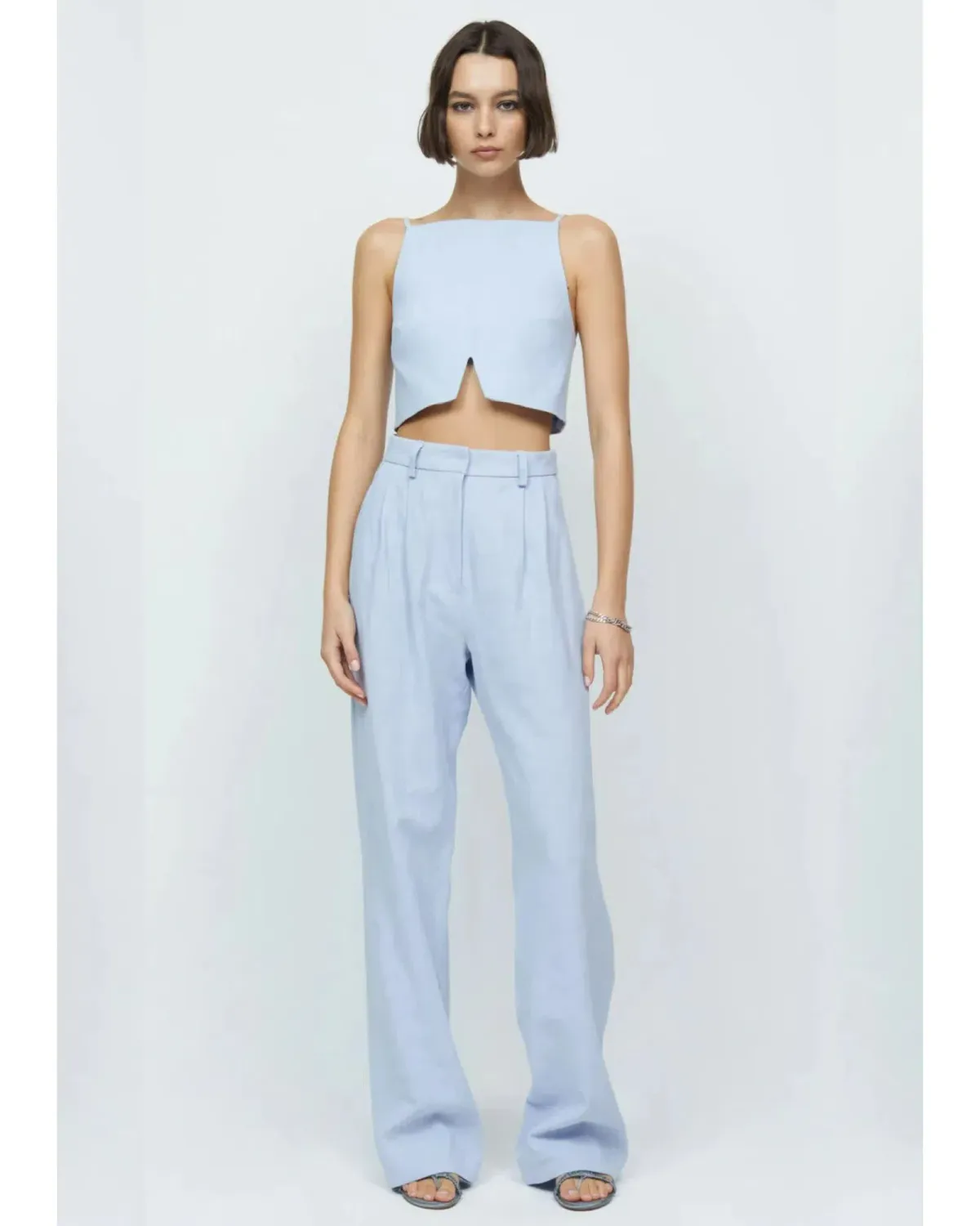 Bec & Bridge Harriet Pants Powder Blue Size AU 8 - Image 1