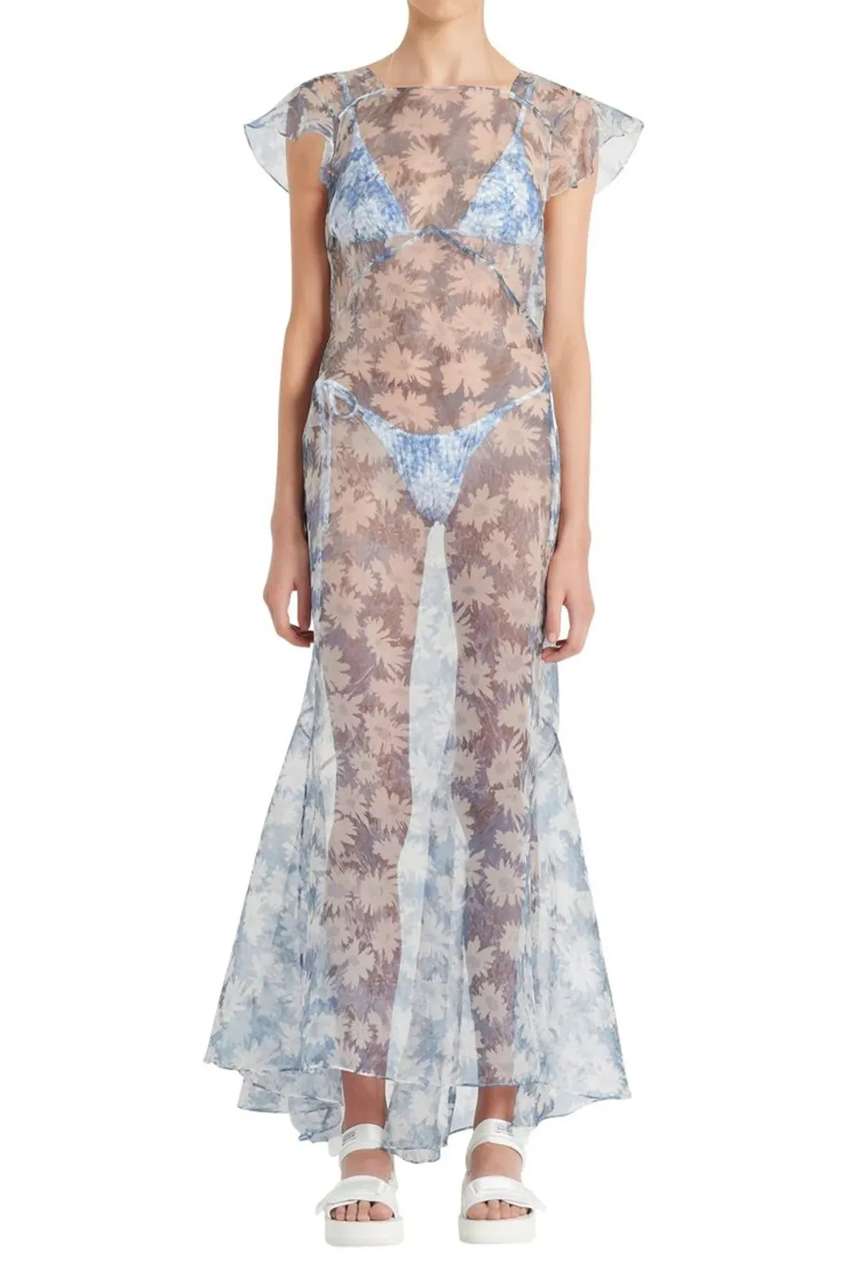 Sir the Label Anais Silk Dress Floral Size 1 / AU 8 - Image 3