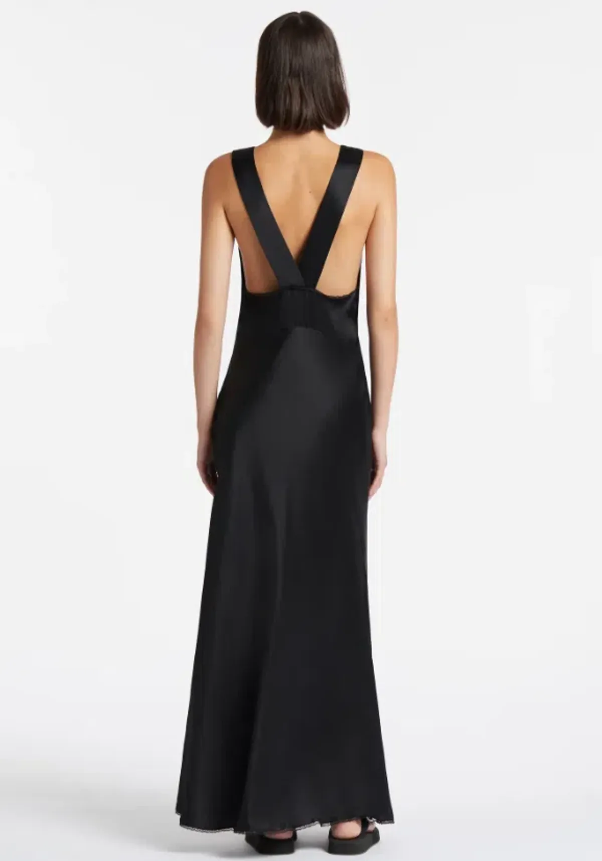 Sir the Label Aries Cut Out Gown Black Size 8 - Image 2