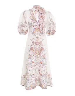 Zimmermann Prima Day Midi Dress Floral Size 0/ Au 8 for rent on The Volte - image 2
