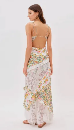 For Love and Lemons Rosalyn Maxi Dress Floral Size 6 for rent on The Volte - image 2