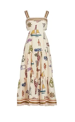 Alemais Ships Ahoy’ Sun Dress Multi Size 6 for rent on The Volte - image 8