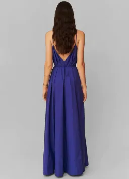 Esse Studios strap V Maxi Dress Cobalt Blue Size AU 6 for rent on The Volte - image 2