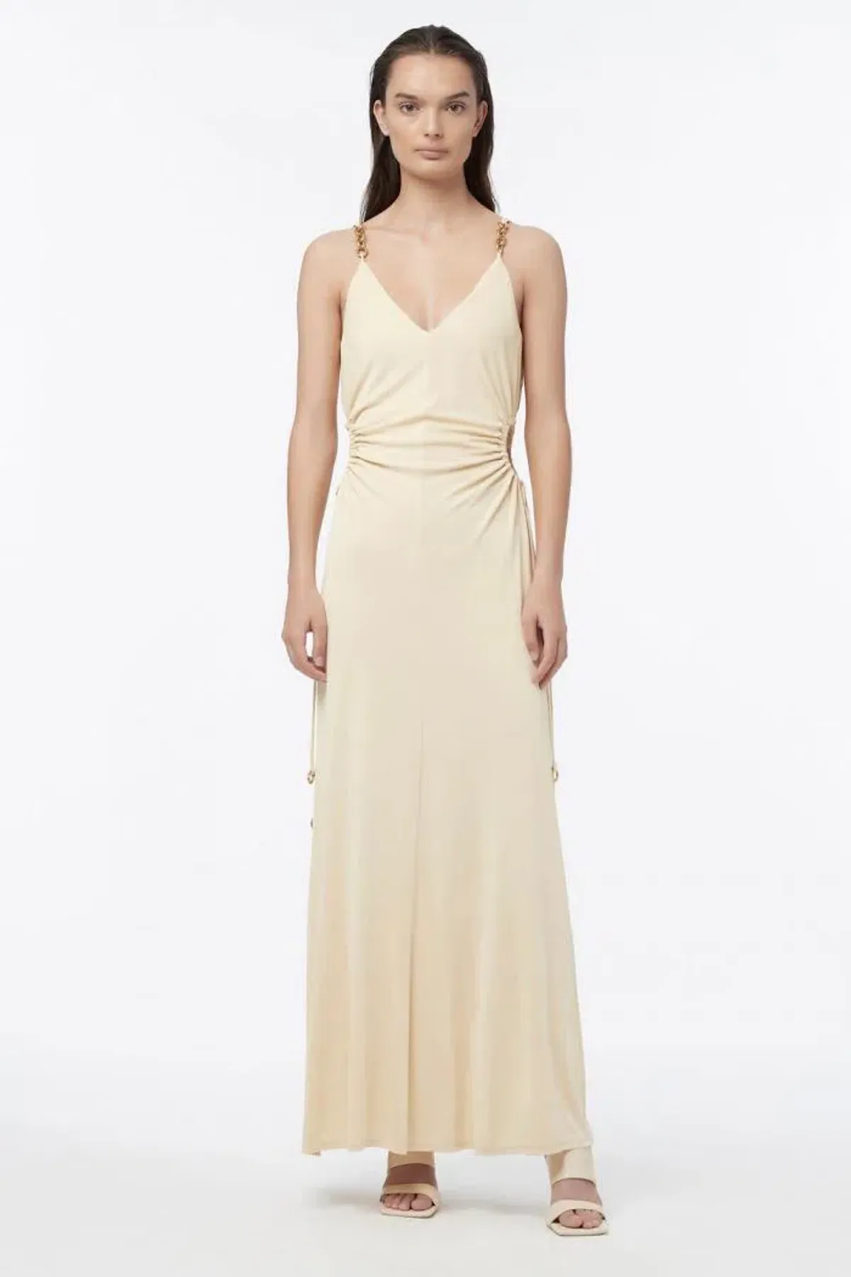 Manning Cartell Tuning in Dress in Custard Yellow Size AU 10 - Image 1