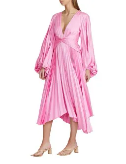 Acler Palms Dress Confetti Pink Size AU 10 for rent on The Volte - image 2