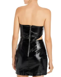 Bec & Bridge Finn Mini Dress High Shine Black Size AU 12 for rent on The Volte - image 3