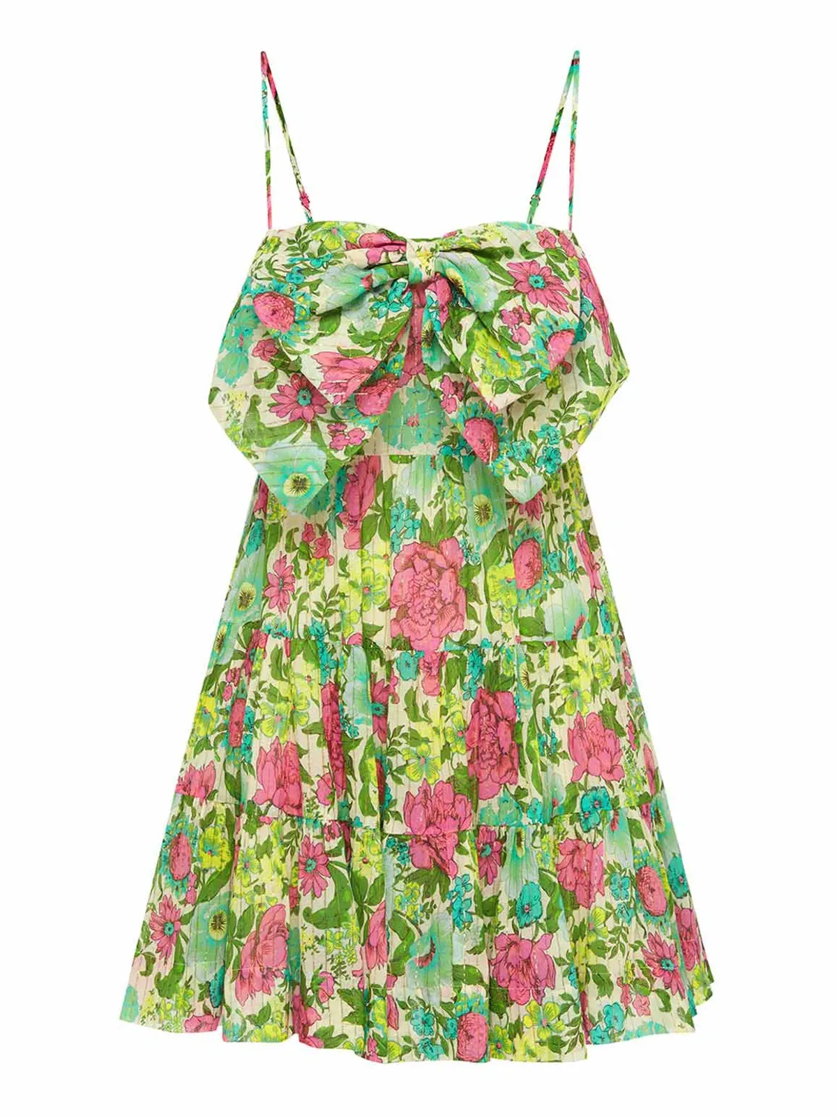 Alice McCall Wildflowers Mini Dress Green Size 2 /AU 6 - Image 6