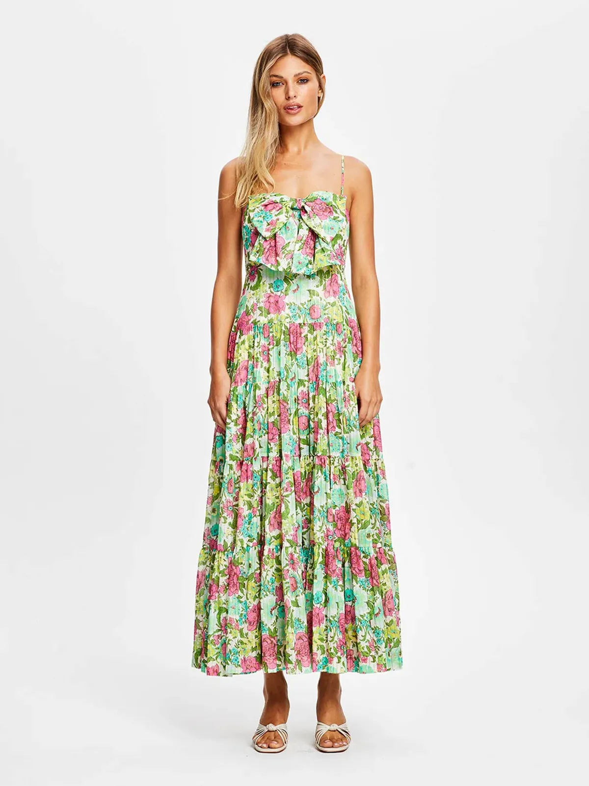 Alice McCall Multi Wildflowers Maxi Dress Print Size AU 6 - Image 1
