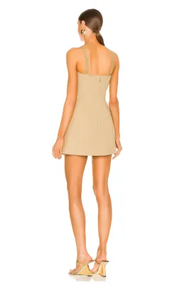 Dion Lee Laced Bonded Mini Dress Sahara Size 6 / XS for rent on The Volte - image 3