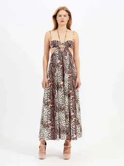 Alice McCall Havana Affair Midi Dress Tigers Eye Size 12 / L for rent on The Volte - image 1