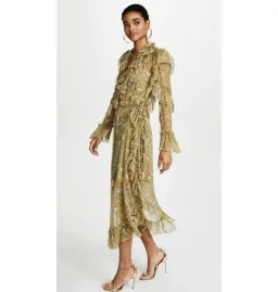 Zimmermann Rife Ruffle Midi Dress Floral Size 1 / AU 10 for rent on The Volte - image 2