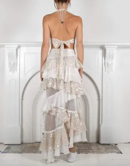 Ixiah the Label Sequin Outlaw Set White Size 6 for rent on The Volte - image 3