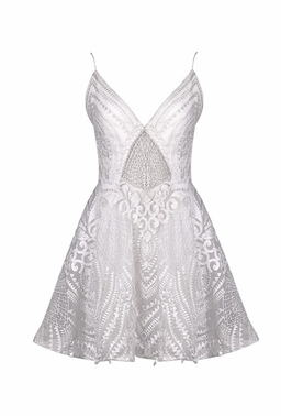 Thurley White Magic Mini Dress Size 6 for rent on The Volte - image 1