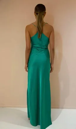 One Fell Swoop Muse Maxi Dress Cardinal Green Size 6 for rent on The Volte - image 6