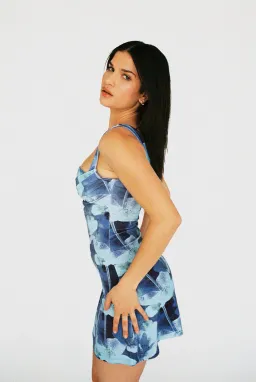 Miaou Ginger Dress Azul Size S/AU 8 for rent on The Volte - image 2