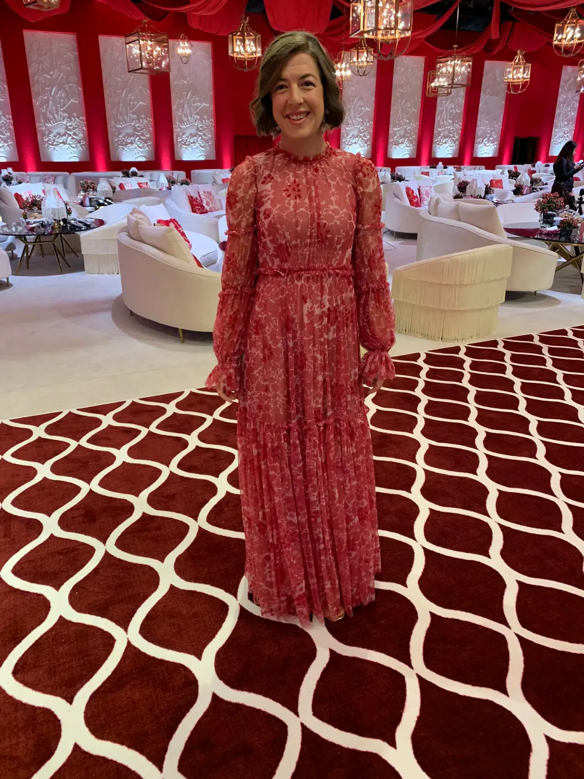 Needle and Thread Anya Embellished Gown Red Size 8 - Image 2