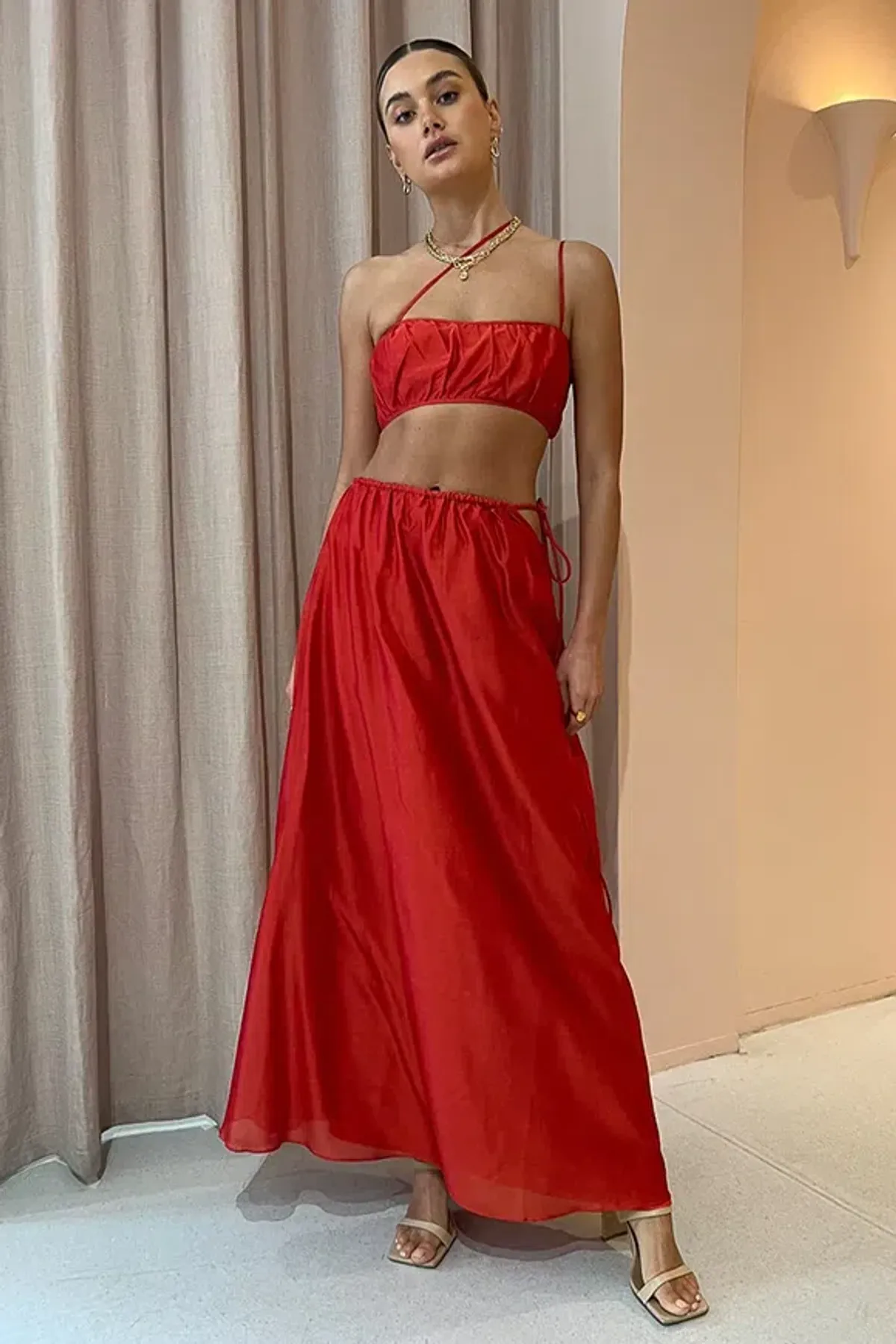 Sir the Label Lucelia Set Red Size 6 - Image 4