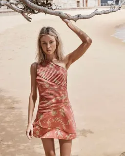 Sir the Label Florentine Mini Dress Print Pink Size AU 10 for rent on The Volte - image 5